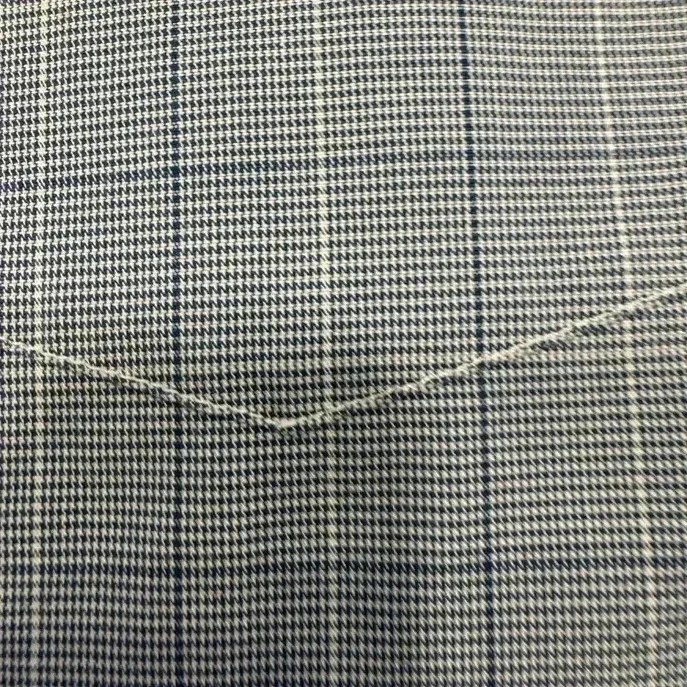 J Crew Thompson button up men’s shirt blue plaid lightweight sz XL 17 1/2